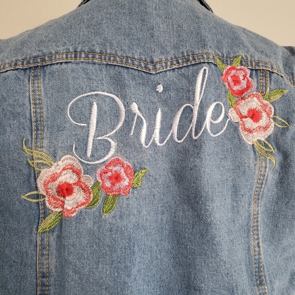 david's bridal jean jacket
